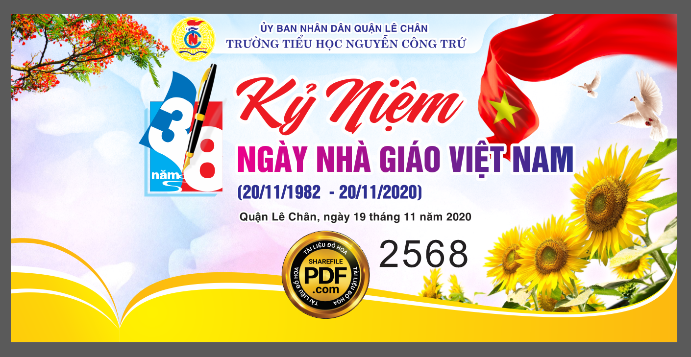 Market kỷ niệm 38 năm ngày nhà giáo Việt Nam 20-11-1982