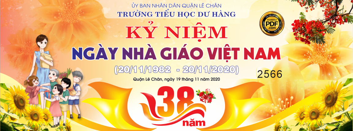 Market kỷ niệm ngày nhà giáo Việt Nam trường TH Lê Chân