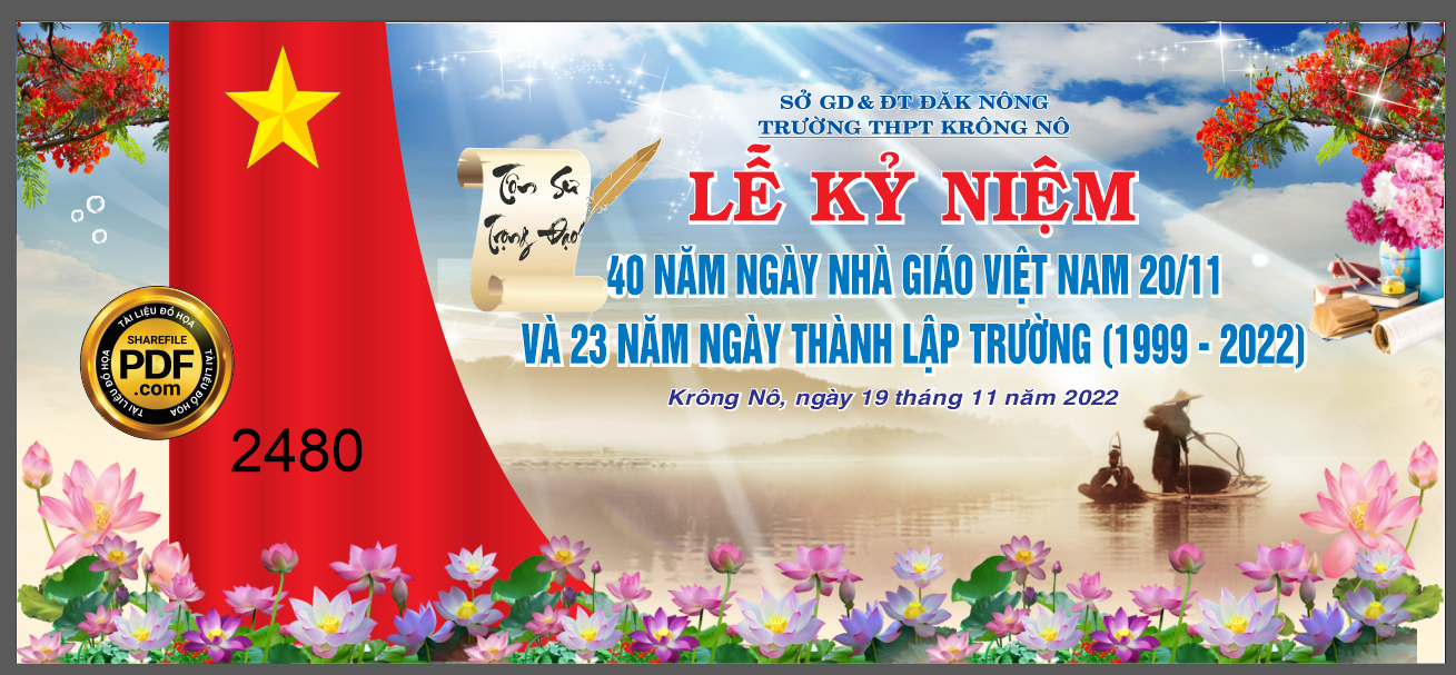 Market Lễ Kỷ Niệm 40 năm ngày nhà giáo Việt Nam 20/11