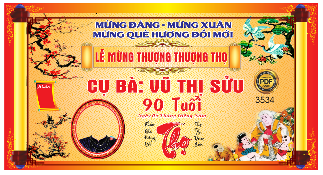 Market Lễ mừng thượng thọ cụ bà Vũ Thị Sửu 90 tuổi