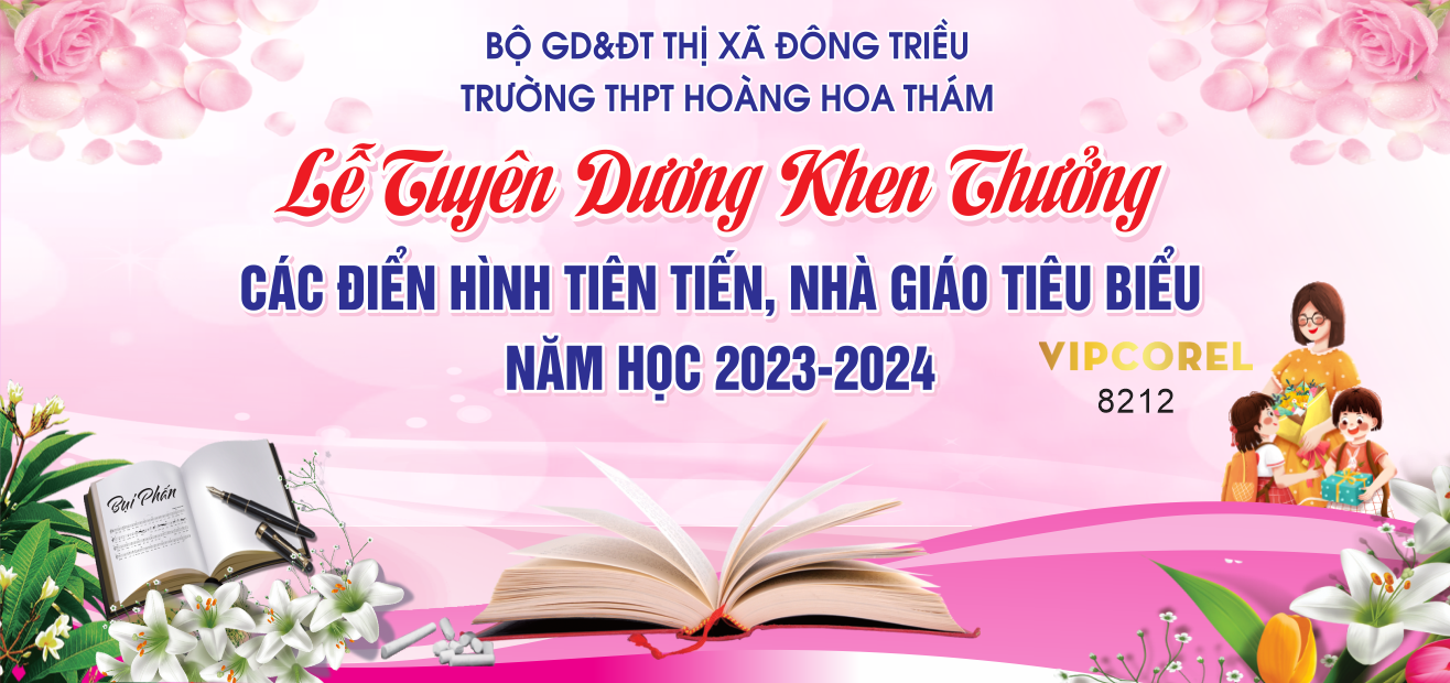 Backdrop Lễ tuyên dương khen thưởng chào mừng 20/11