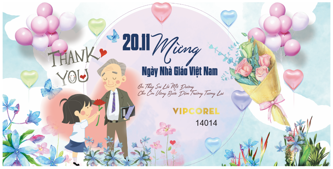 File corel 20-11 mừng ngày nhà giáo Việt Nam 2024
