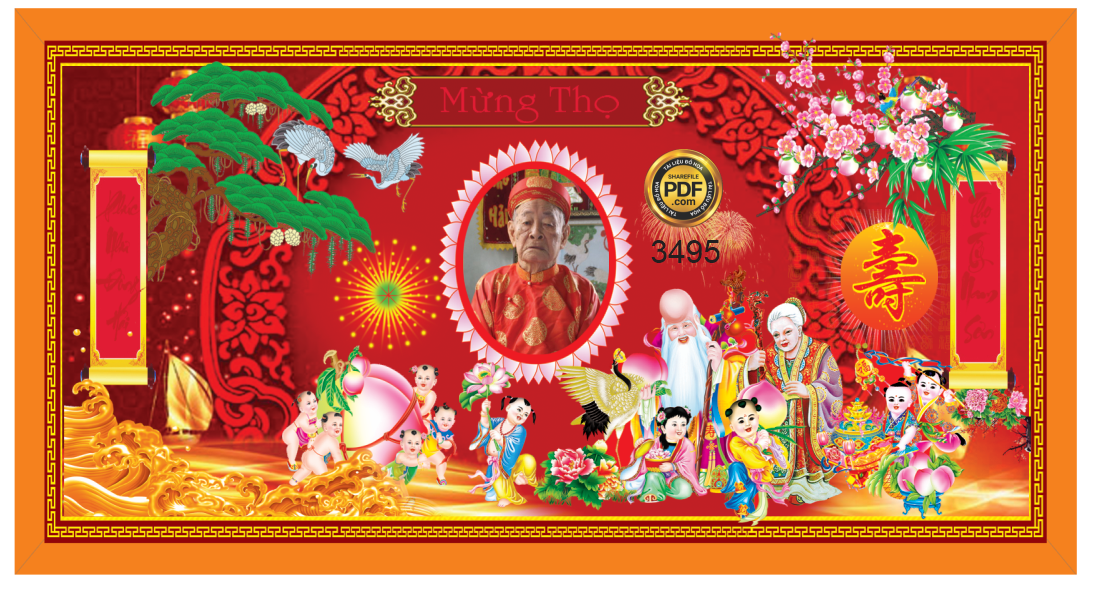 Market mừng thọ cụ ông 2023 file corel