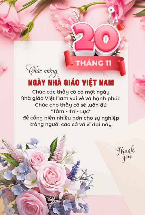 Poster mừng ngày nhà giáo Việt Nam 20-11 #15 file PSD