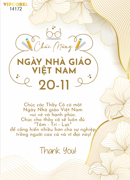 Poster mừng ngày nhà giáo Việt Nam 20-11 #16 file PSD
