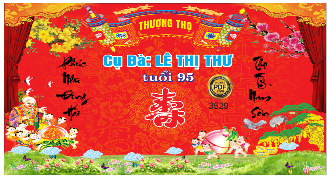 Market mừng thượng thọ cụ bà Lê thị Thư tuổi 95 file Corel