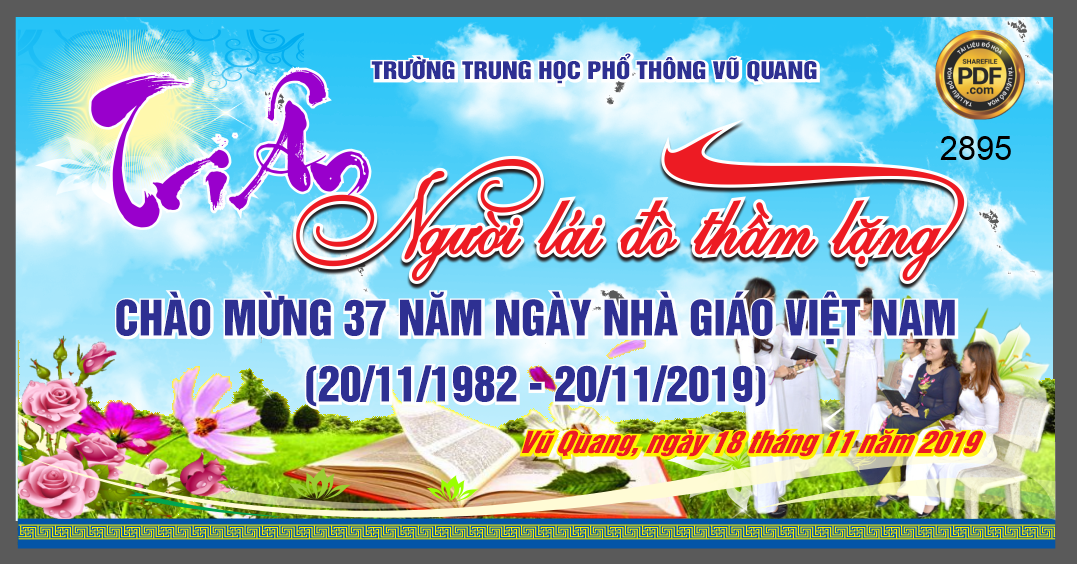 Market tri ân người lái đò thầm lặng file corel
