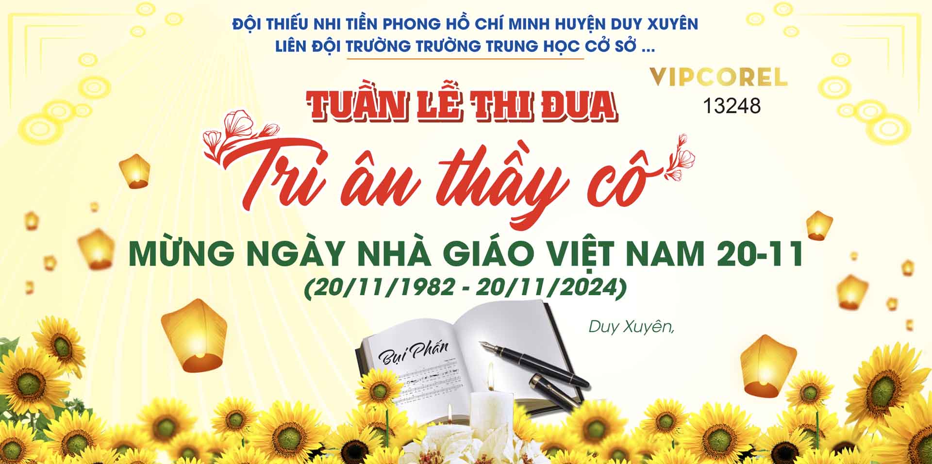 Market Tuần Lễ Thi Đua tri ân thầy cô 20/11 corel