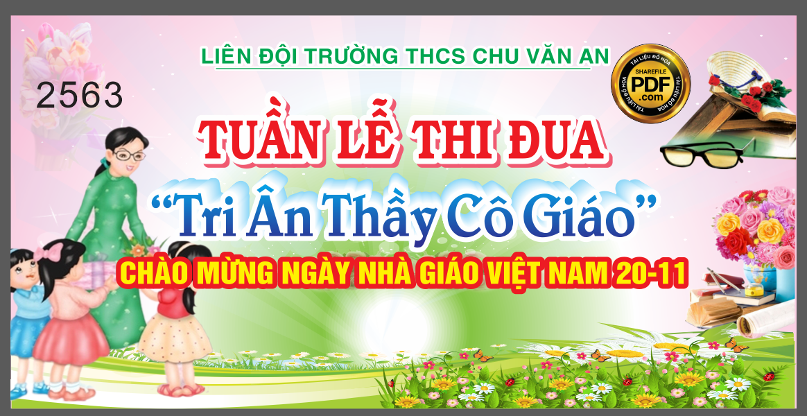 Market tuần lễ thi đua “tri ân thầy cô giáo” #2 file CorelDRAW