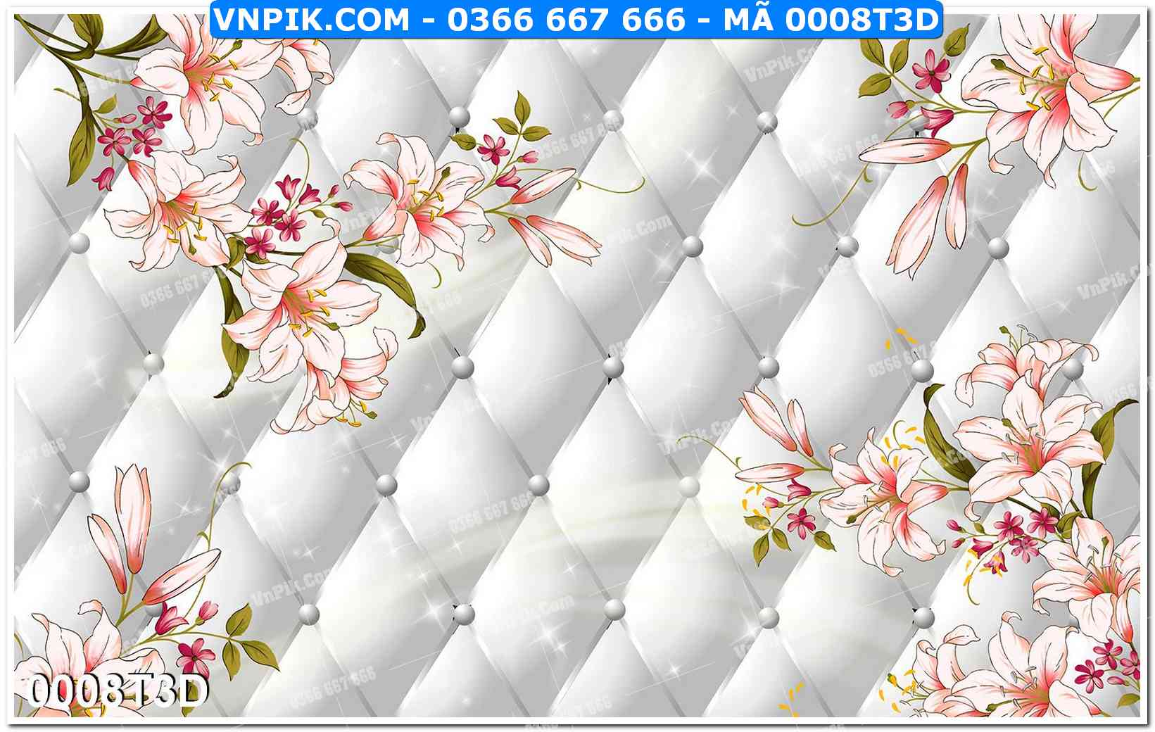 Trah Treo Tường – Tranh 3D Hiện Đại 0008T3D