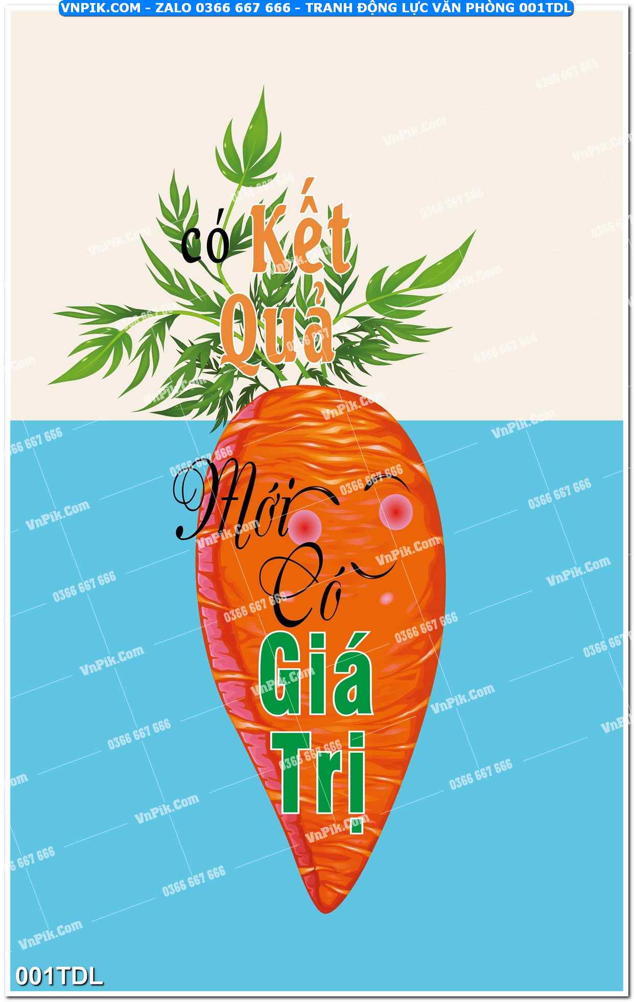 Tranh động lực văn phòng 001TDL