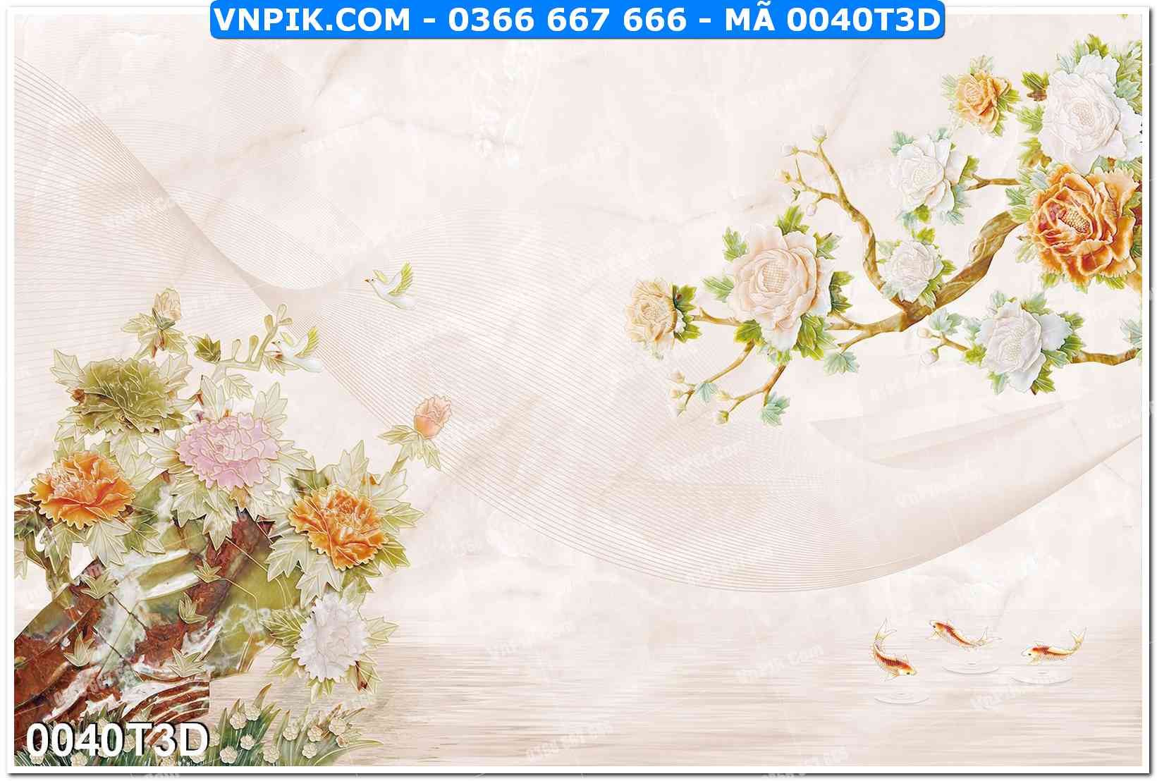 Trah Treo Tường – Tranh 3D Hiện Đại 0040T3D