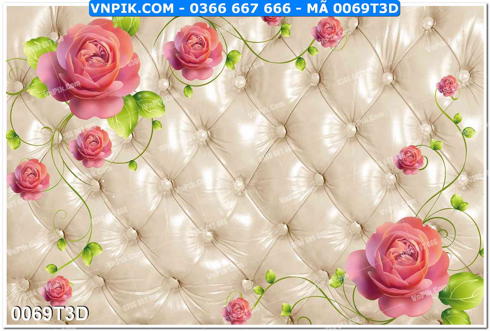 Trah Treo Tường – Tranh 3D Hiện Đại 0069T3D