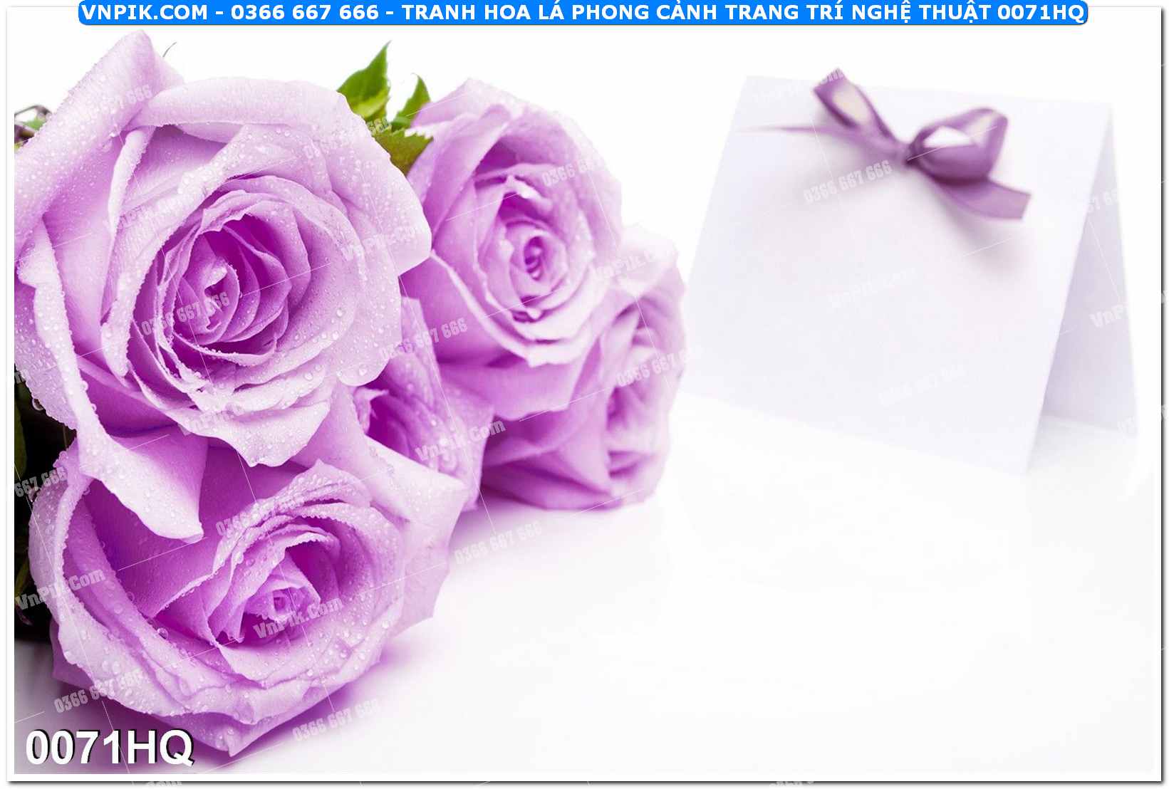 Tranh hoa lá phong cảnh trang trí nghệ thuật 0071HQ