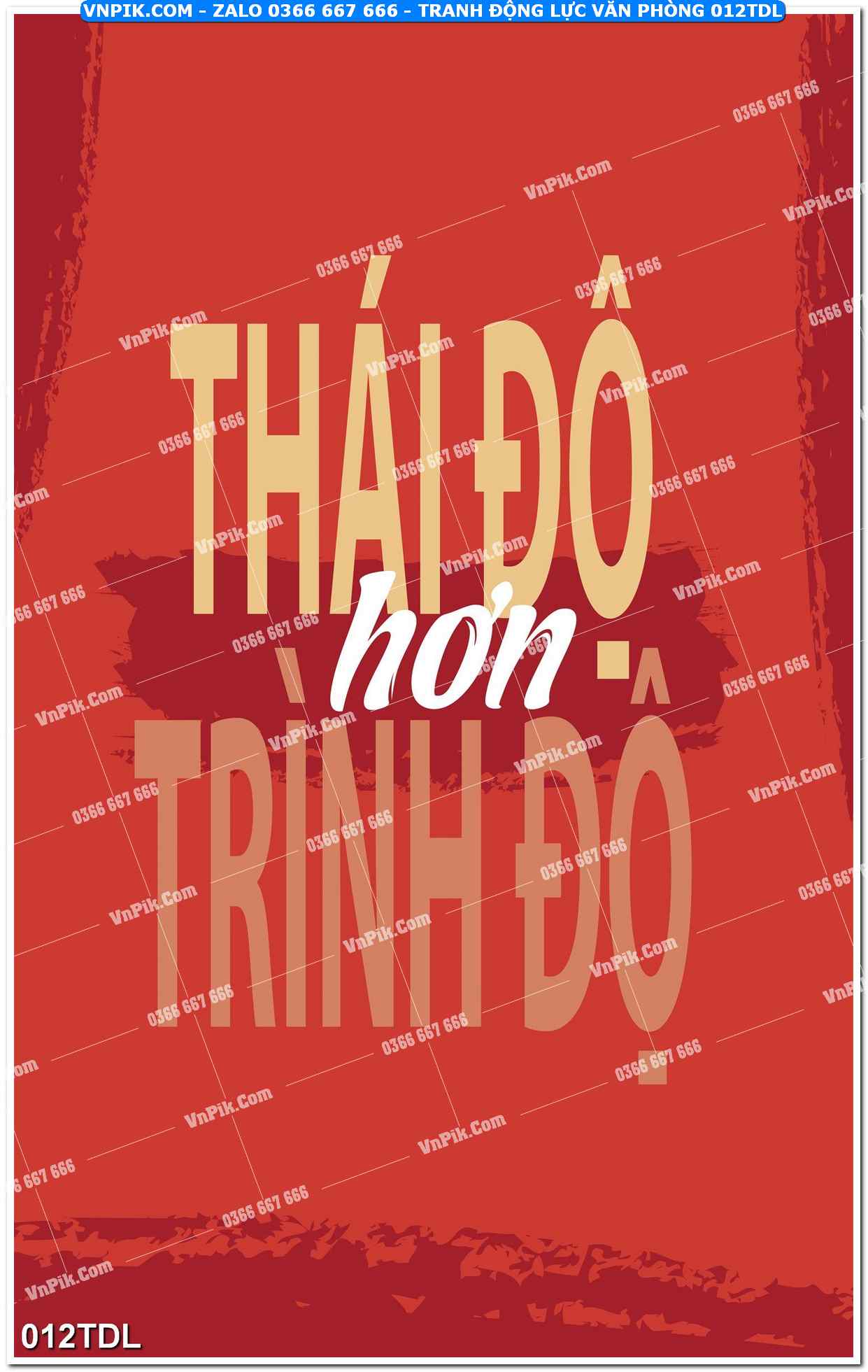 Tranh động lực văn phòng 012TDL