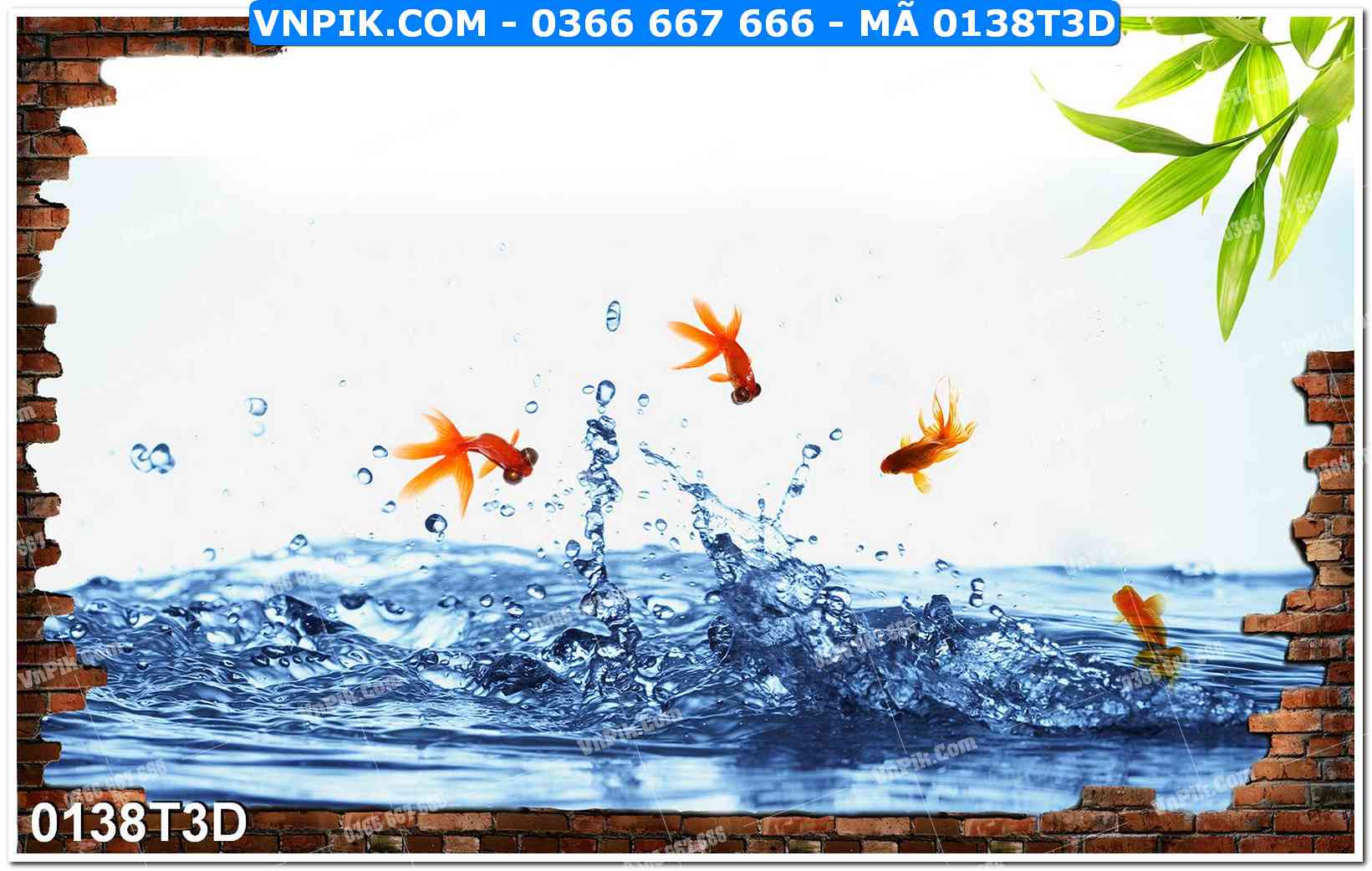 Trah Treo Tường – Tranh 3D Hiện Đại 0138T3D