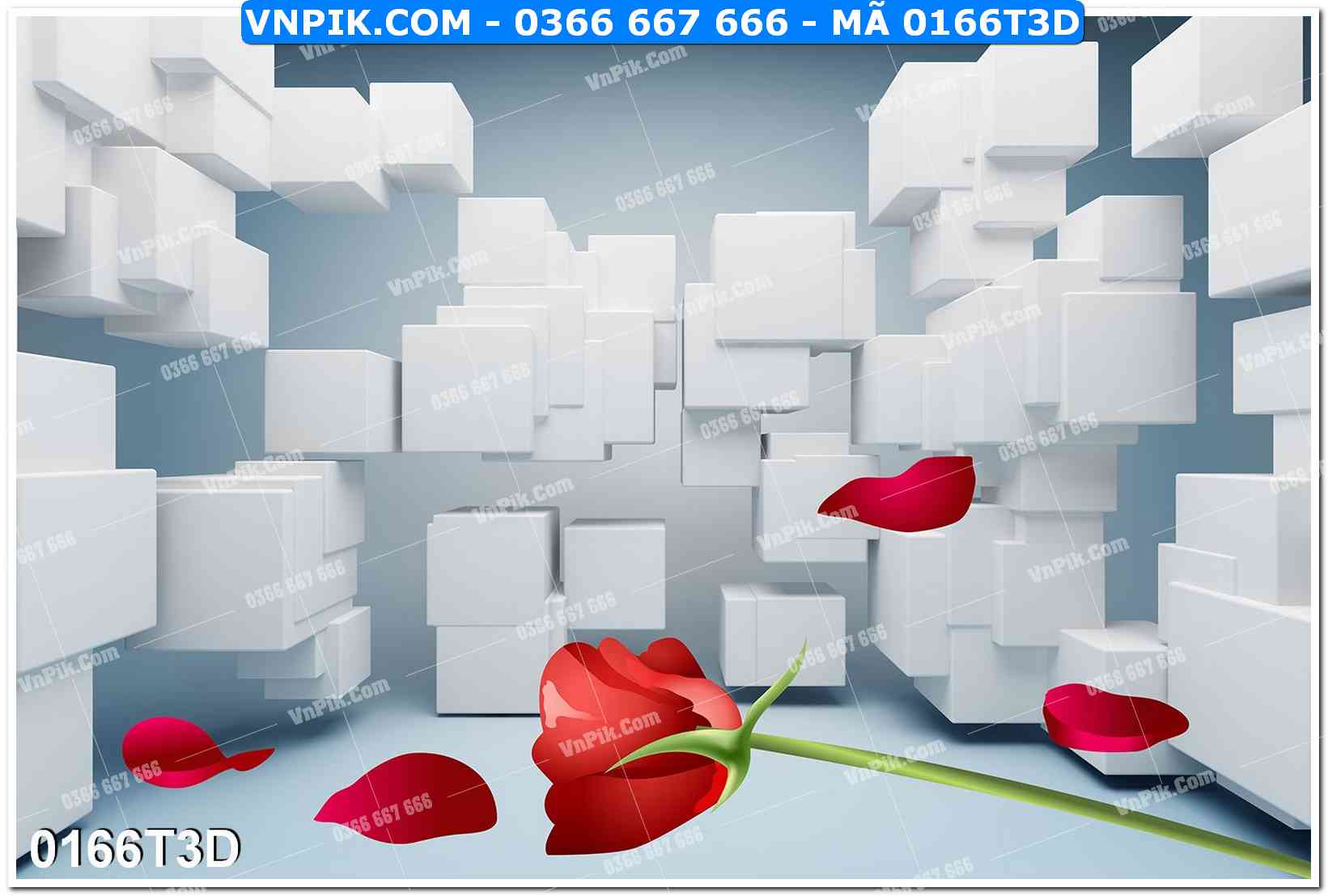 Trah Treo Tường – Tranh 3D Hiện Đại 0166T3D