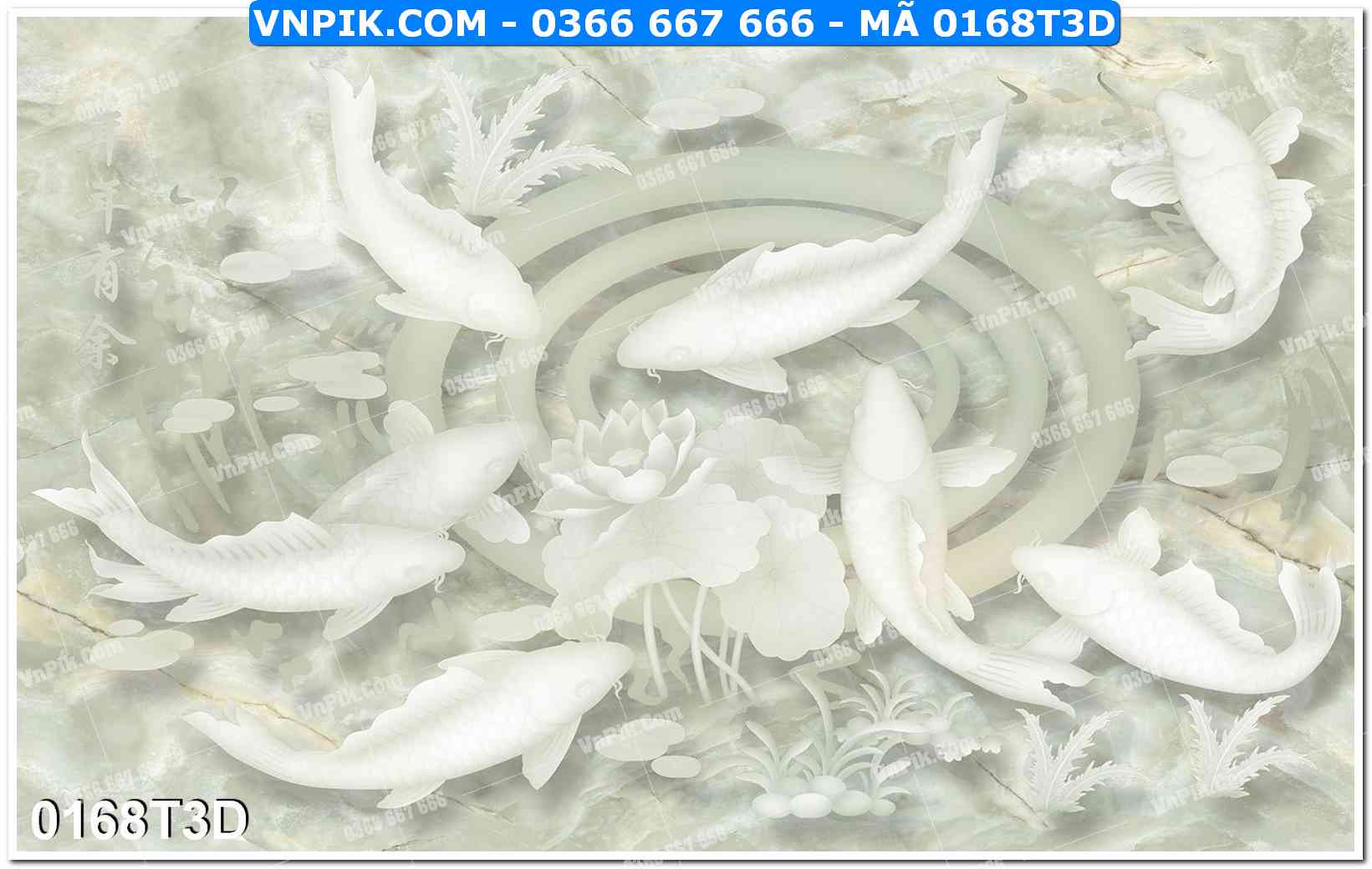 Trah Treo Tường – Tranh 3D Hiện Đại 0168T3D