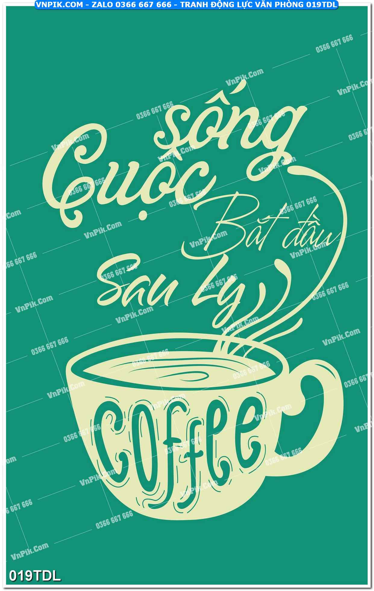 Tranh động lực văn phòng 019TDL