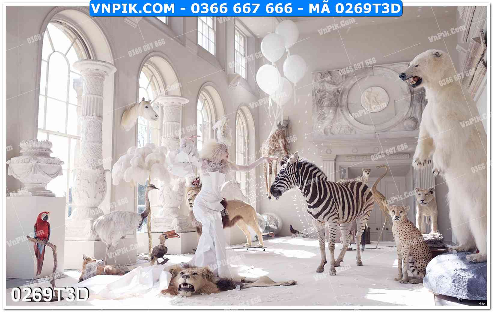Trah Treo Tường – Tranh 3D Hiện Đại 0269T3D