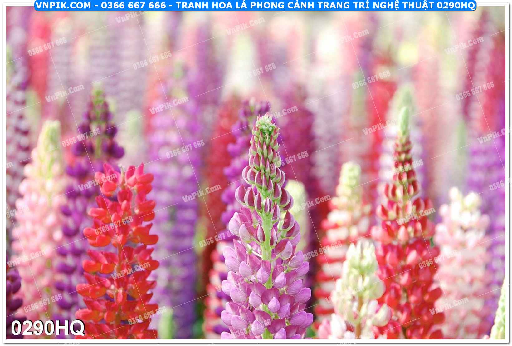 Tranh hoa lá phong cảnh trang trí nghệ thuật 0290HQ