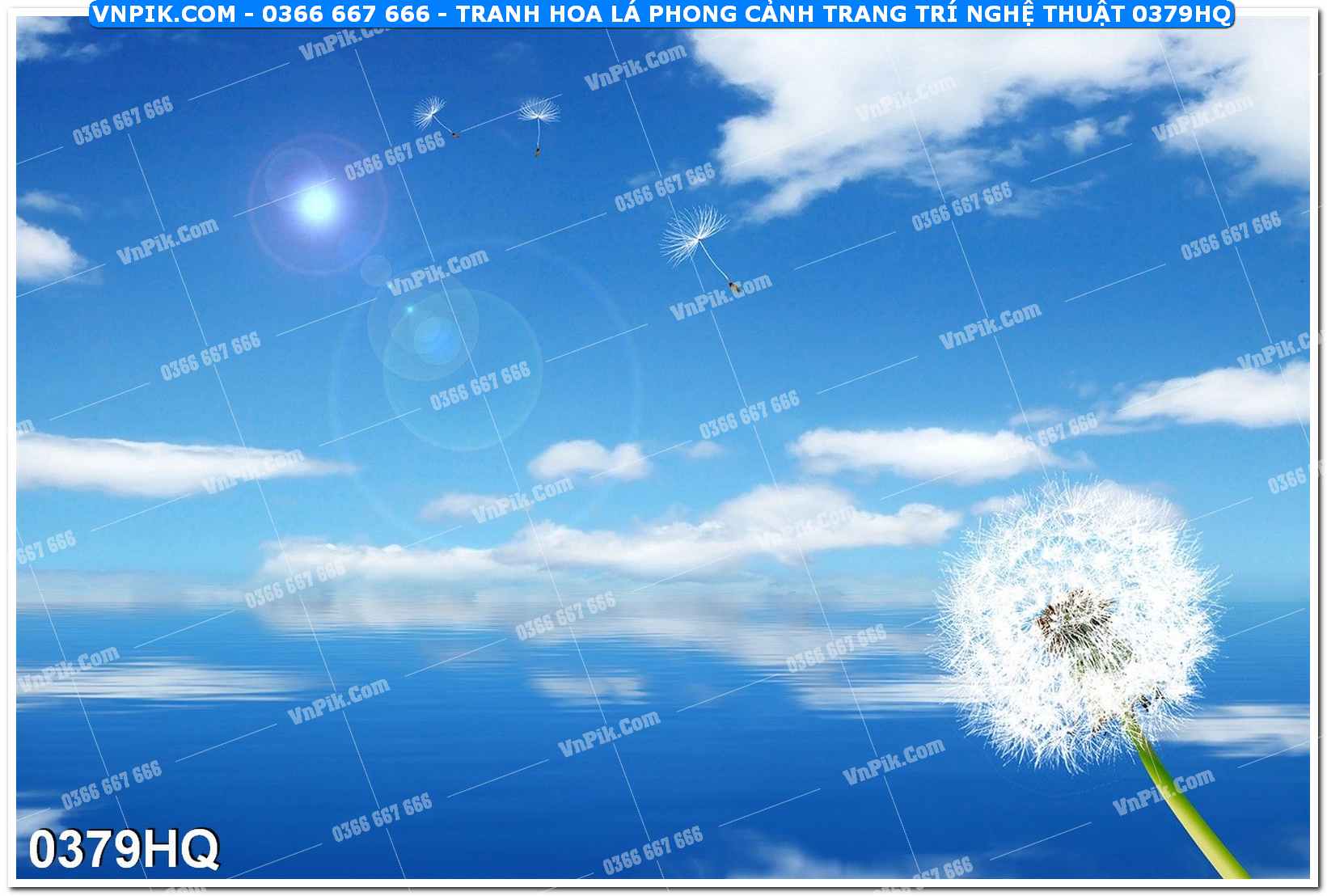 Tranh hoa lá phong cảnh trang trí nghệ thuật 0379HQ