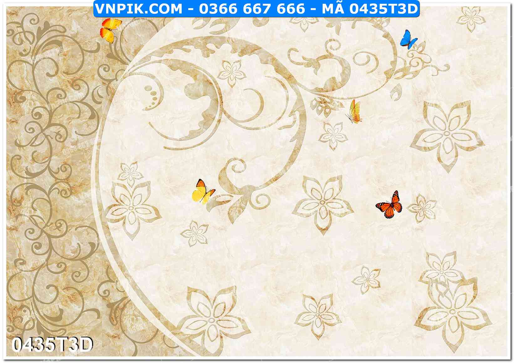 Trah Treo Tường – Tranh 3D Hiện Đại 0435T3D