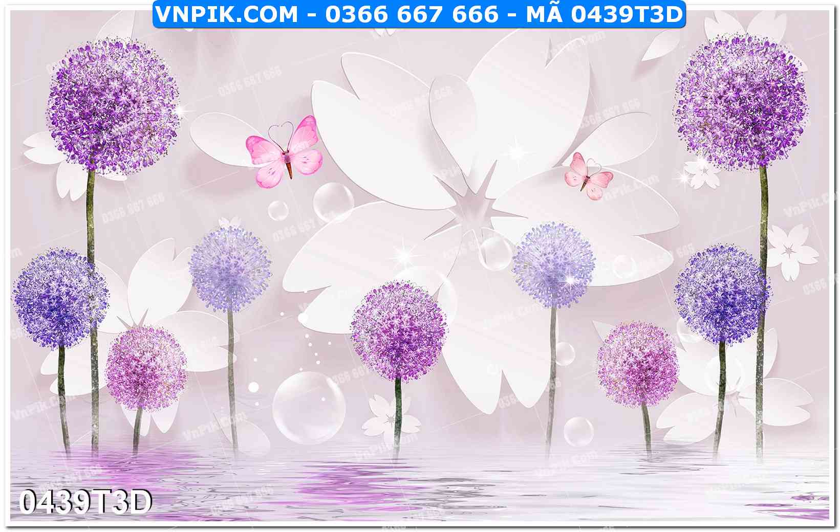 Trah Treo Tường – Tranh 3D Hiện Đại 0439T3D