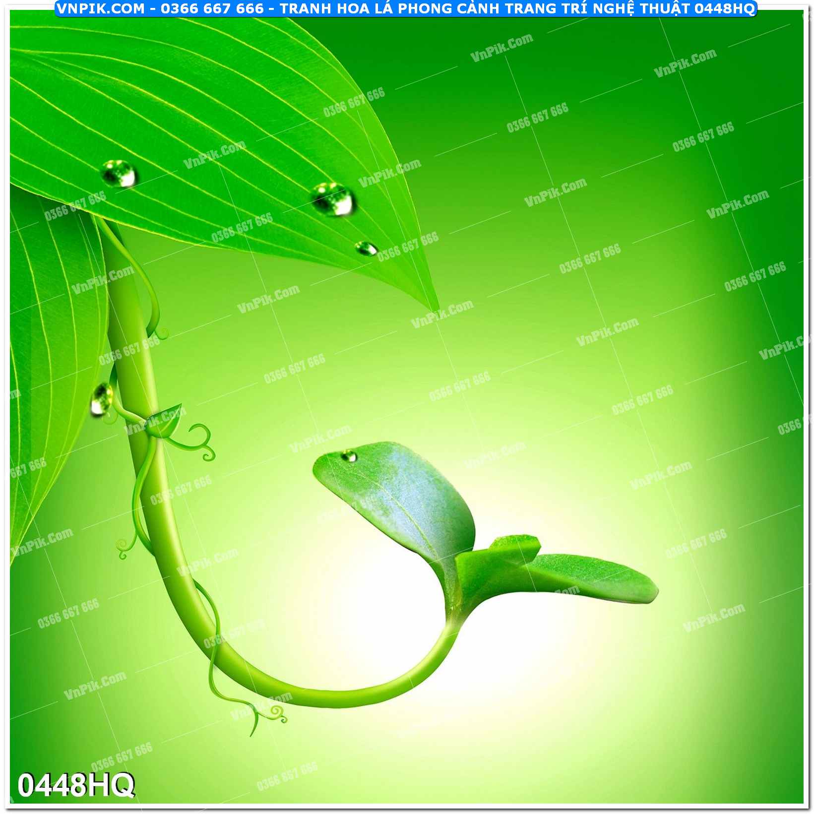 Tranh hoa lá phong cảnh trang trí nghệ thuật 0448HQ