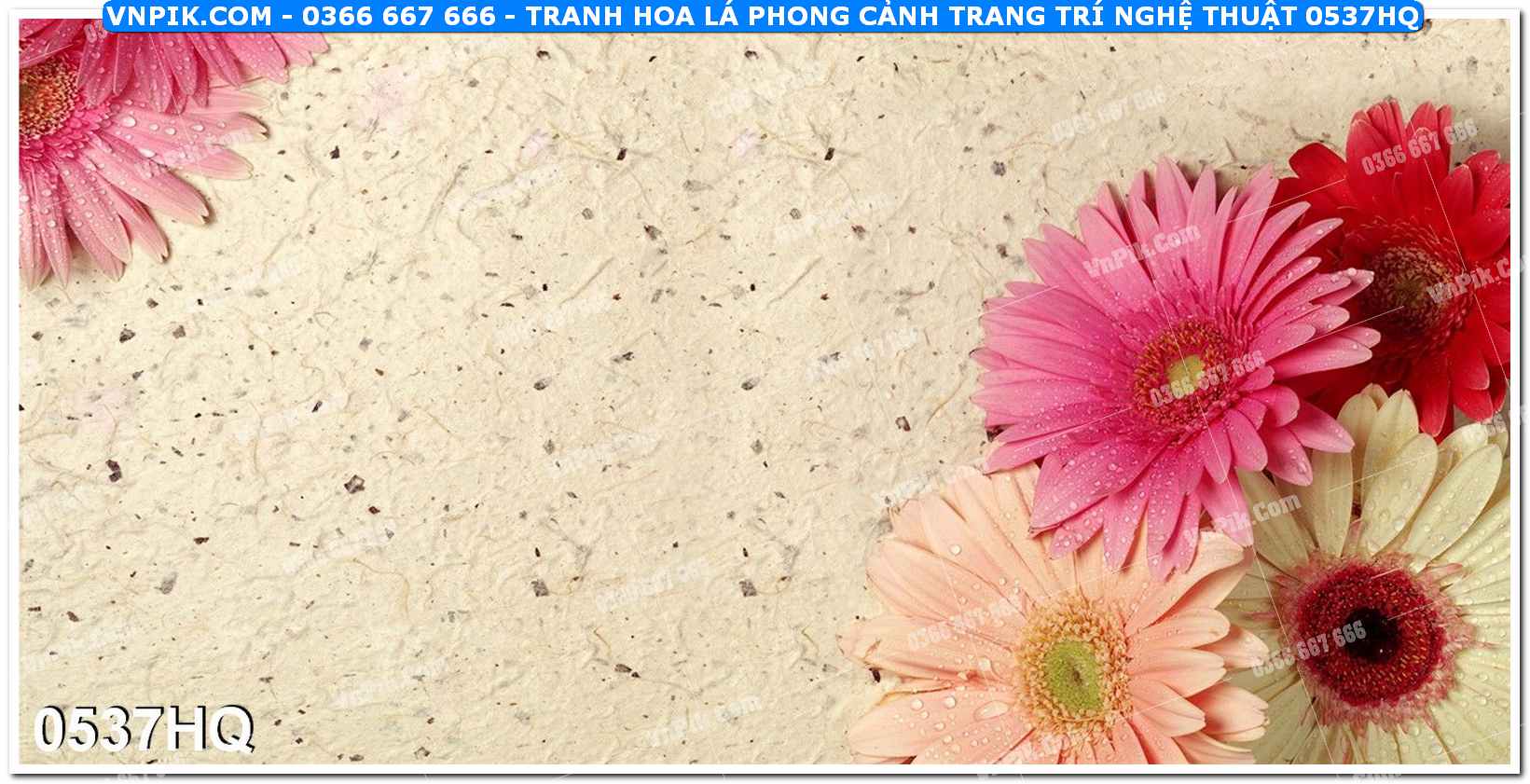 Tranh hoa lá phong cảnh trang trí nghệ thuật 0537HQ
