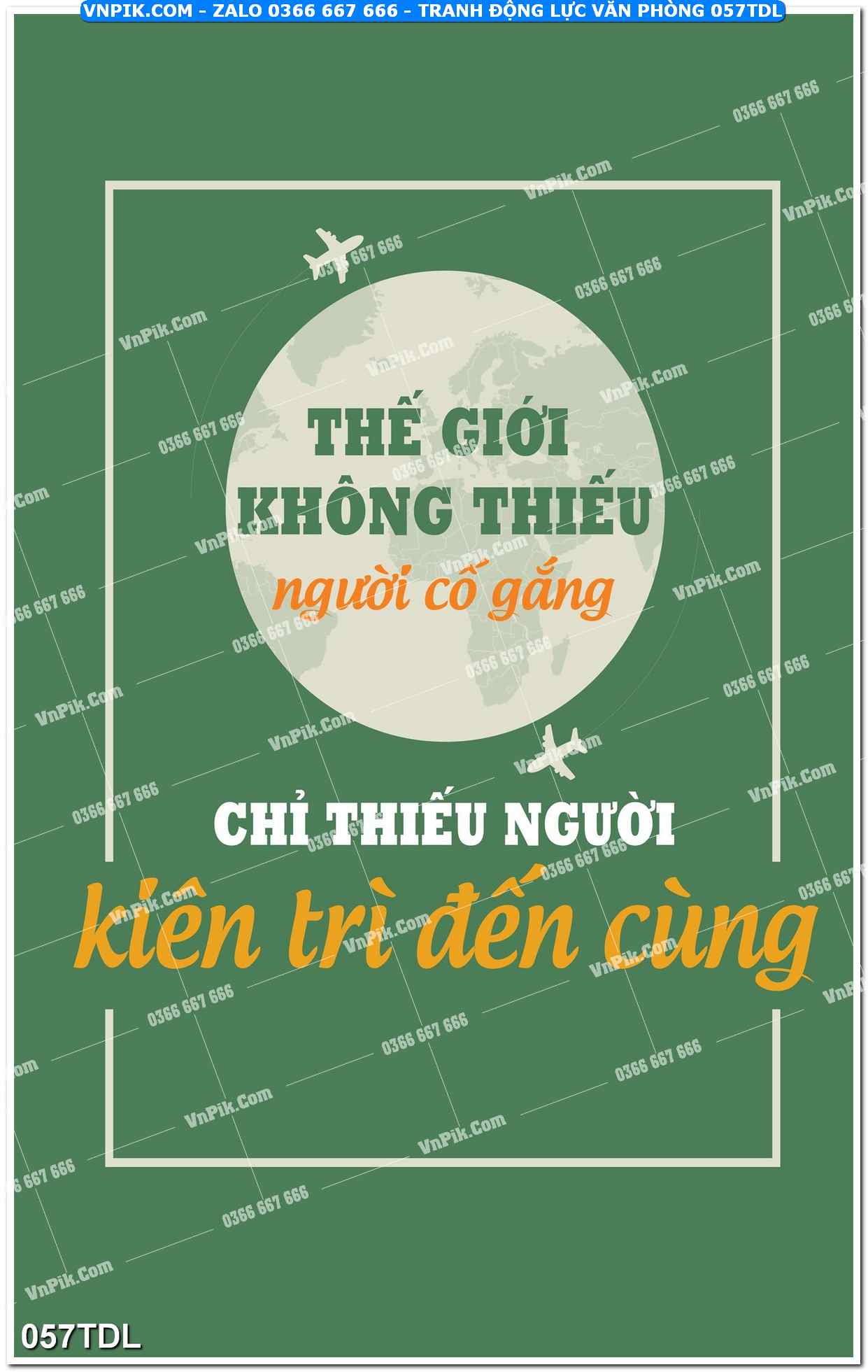 Tranh động lực văn phòng 057TDL