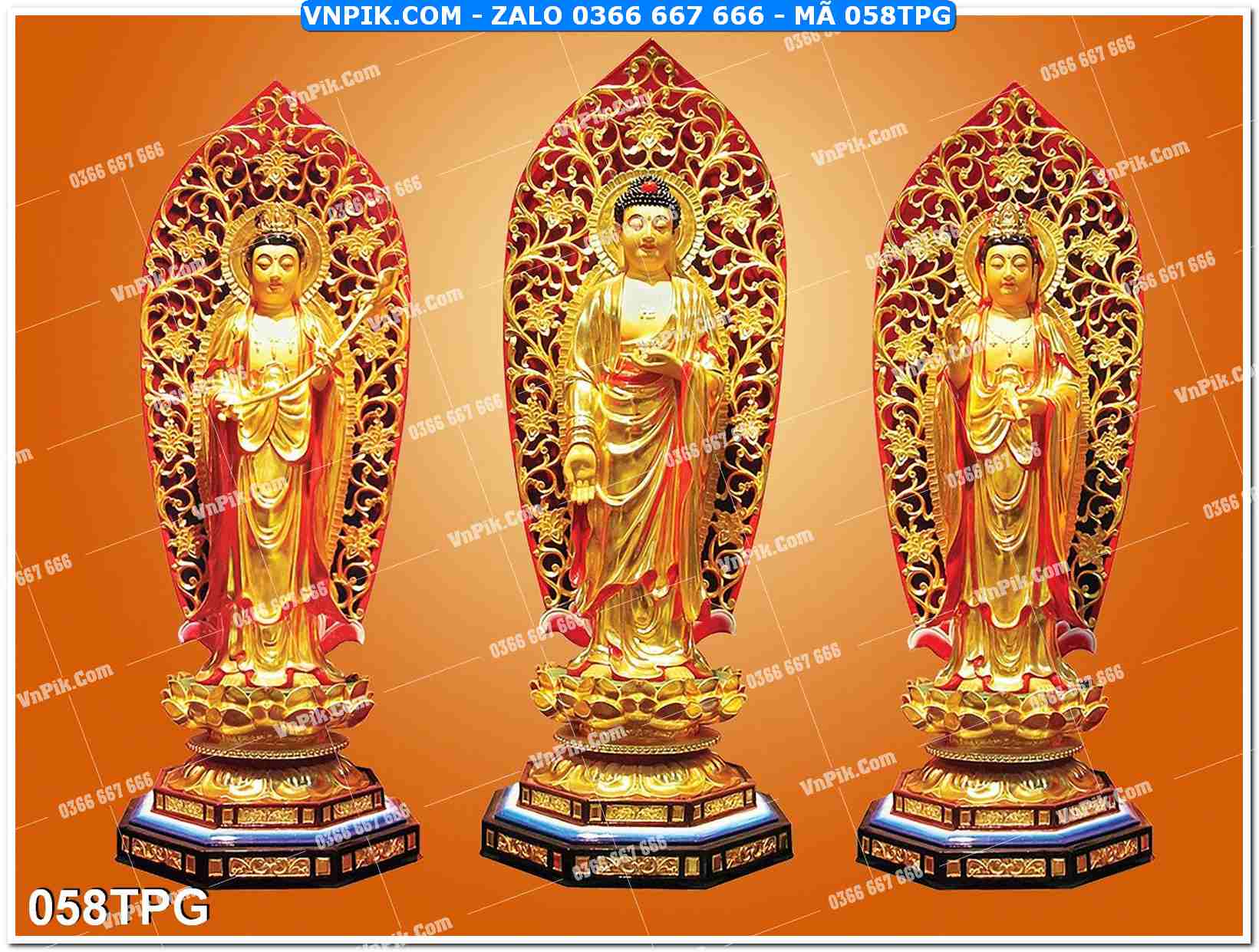 Tranh Phật Giáo Treo Tường – Tranh Bồ Tát Mã File  058TPG