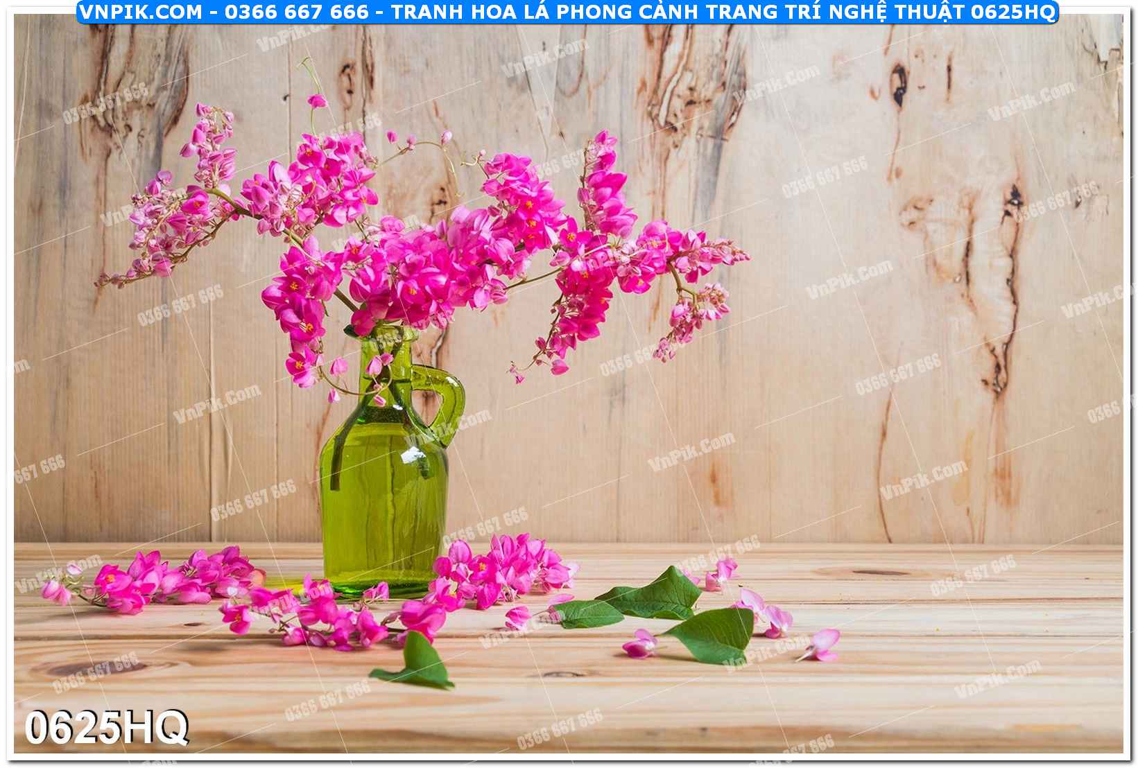 Tranh hoa lá phong cảnh trang trí nghệ thuật 0625HQ