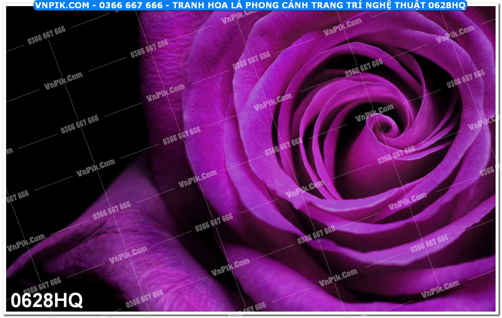 Tranh hoa lá phong cảnh trang trí nghệ thuật 0628HQ