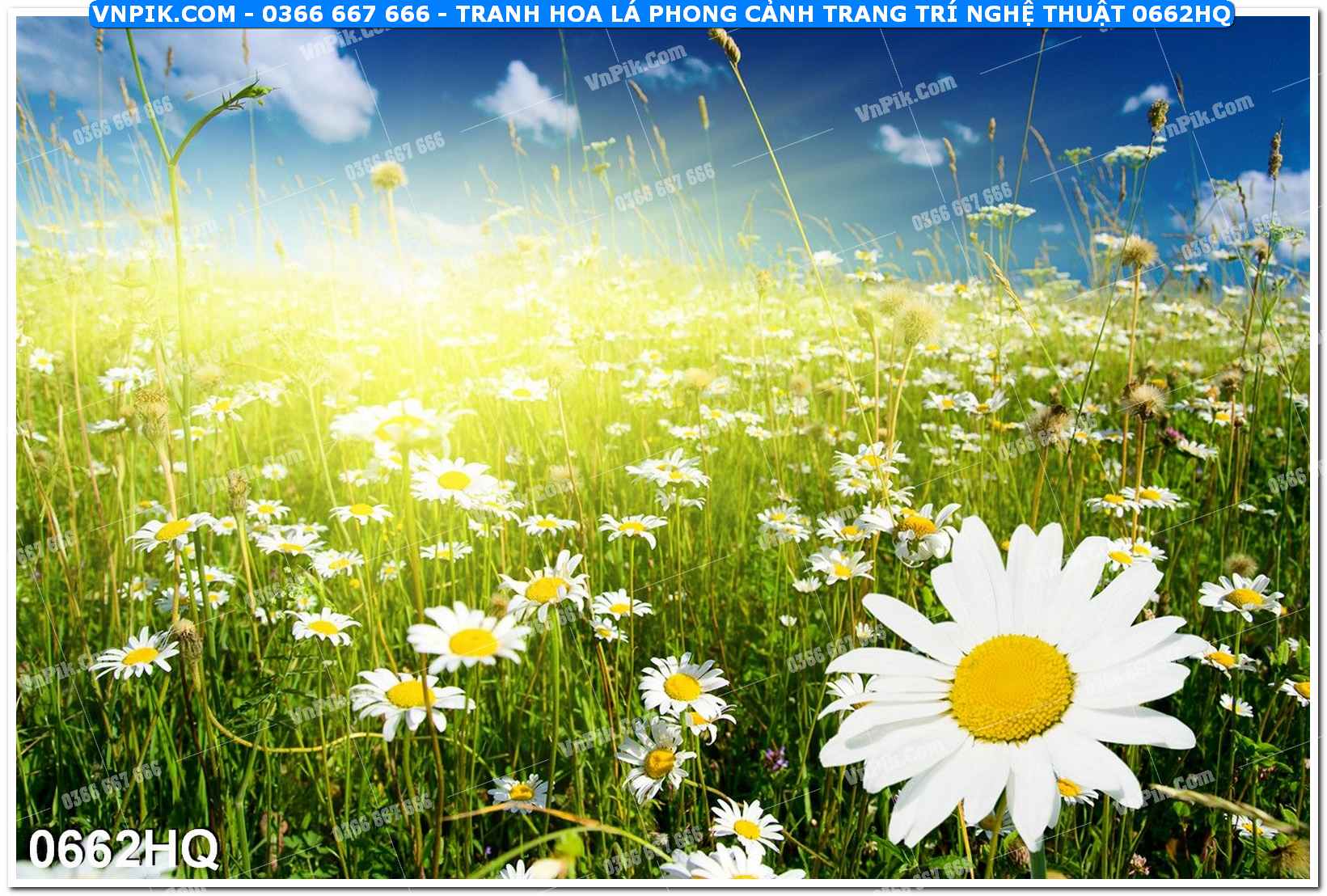 Tranh hoa lá phong cảnh trang trí nghệ thuật 0662HQ