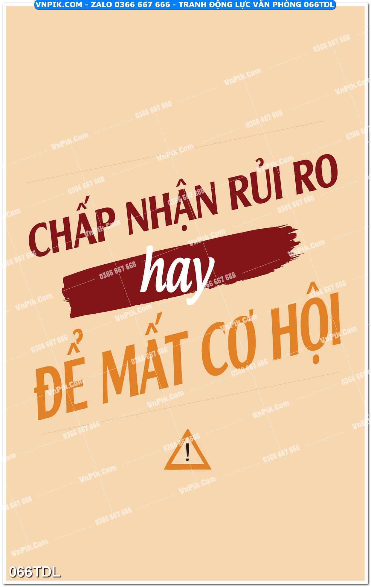 Tranh động lực văn phòng 066TDL
