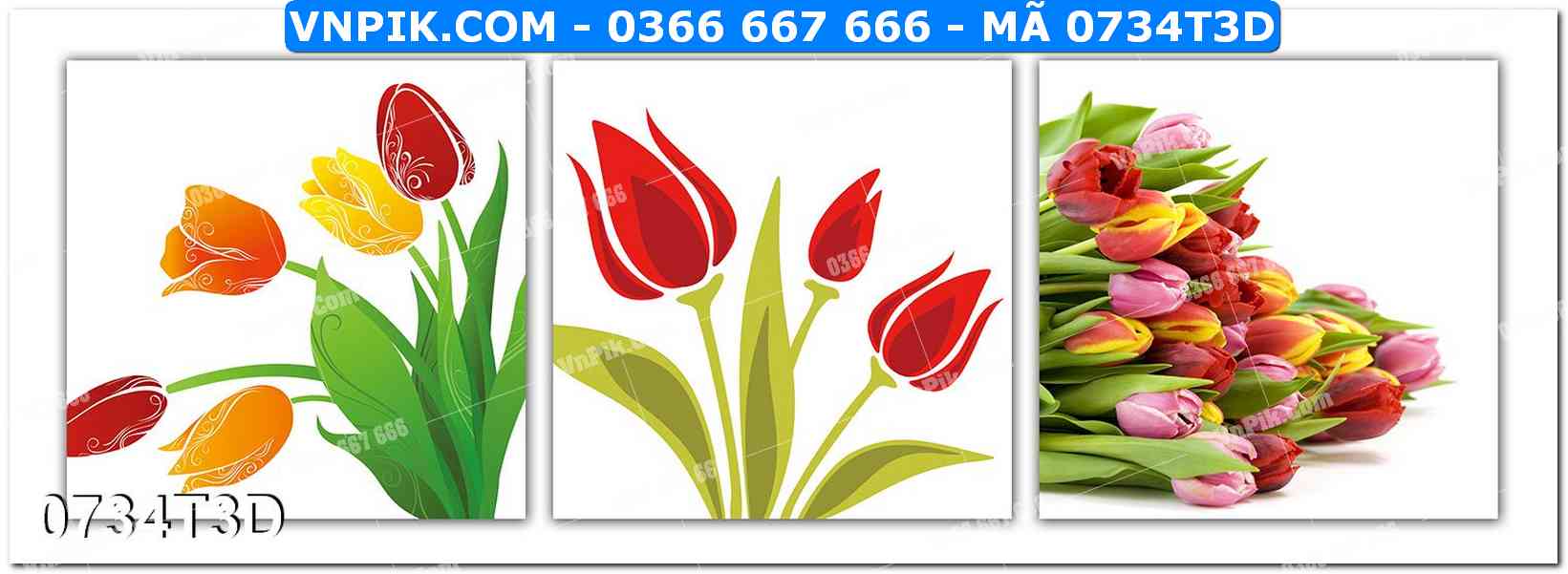 Trah Treo Tường – Tranh 3D Hiện Đại 0734T3D