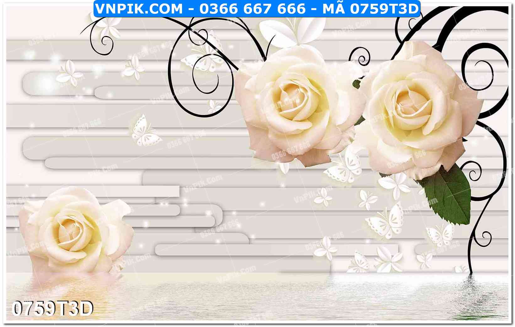 Trah Treo Tường – Tranh 3D Hiện Đại 0759T3D
