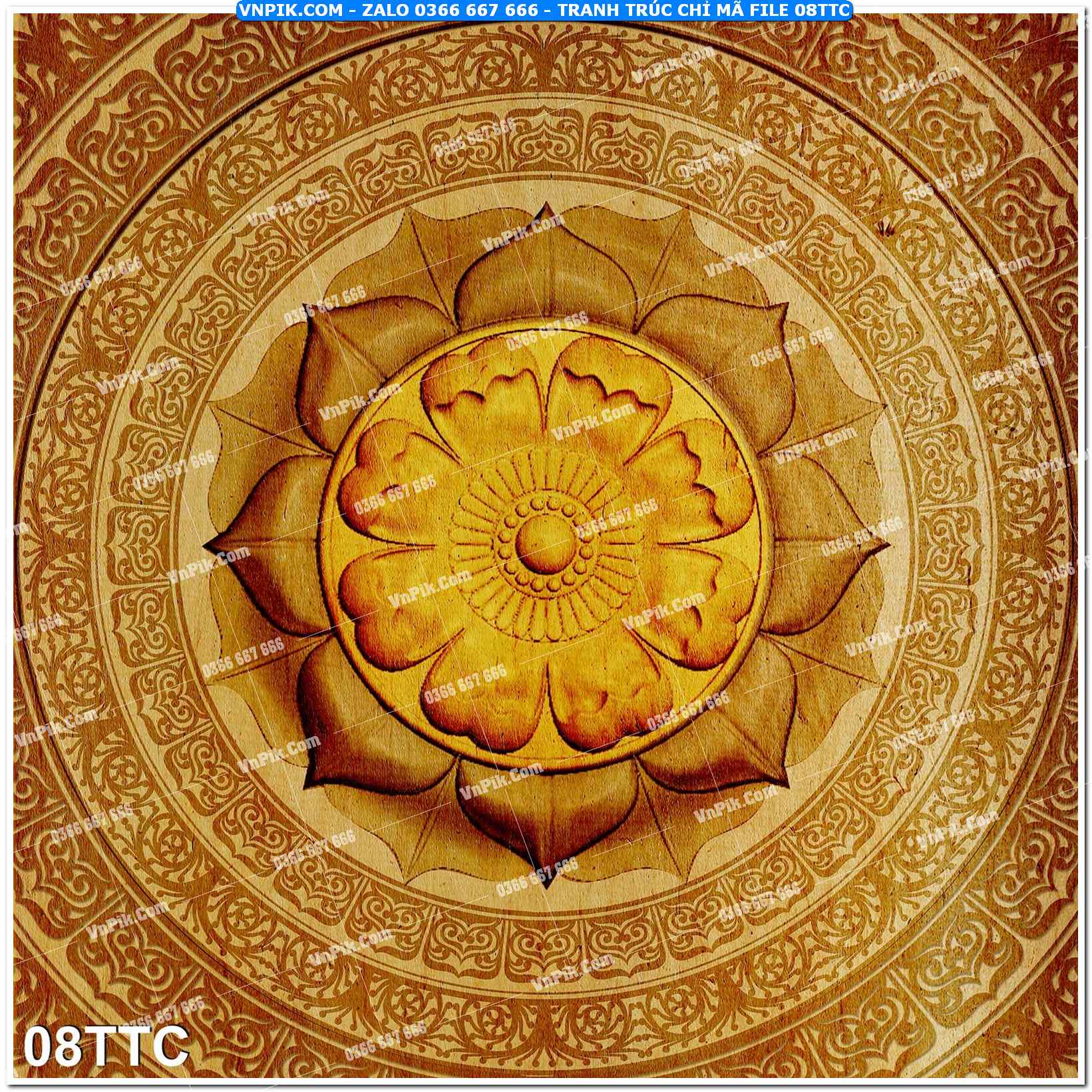 Tranh trúc chỉ – tranh trang trí bàn thờ 08TTC