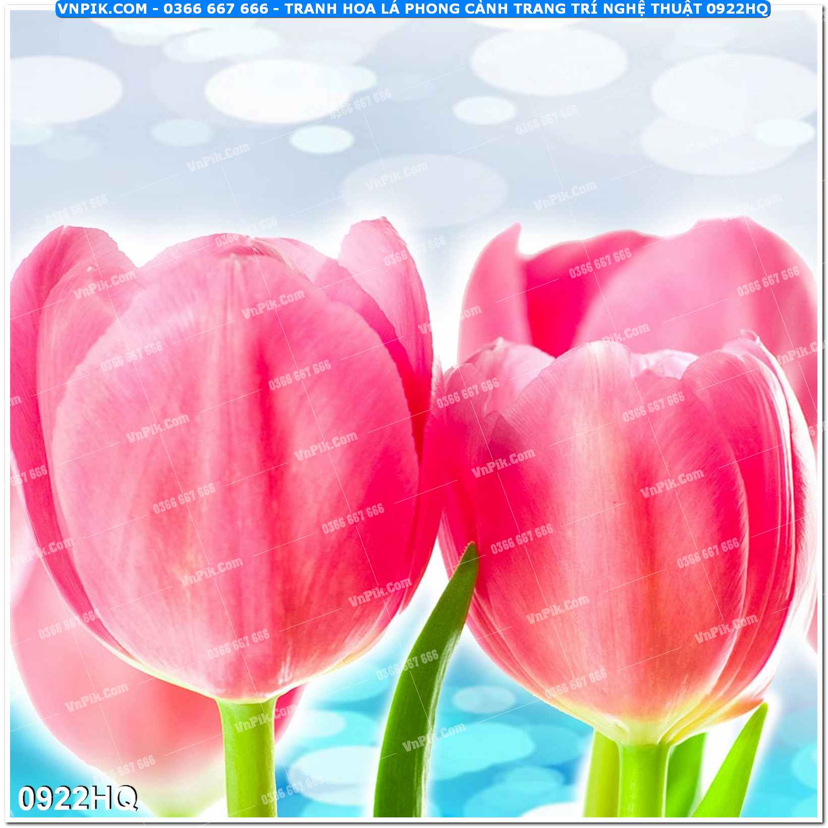 Tranh hoa lá phong cảnh trang trí nghệ thuật 0922HQ