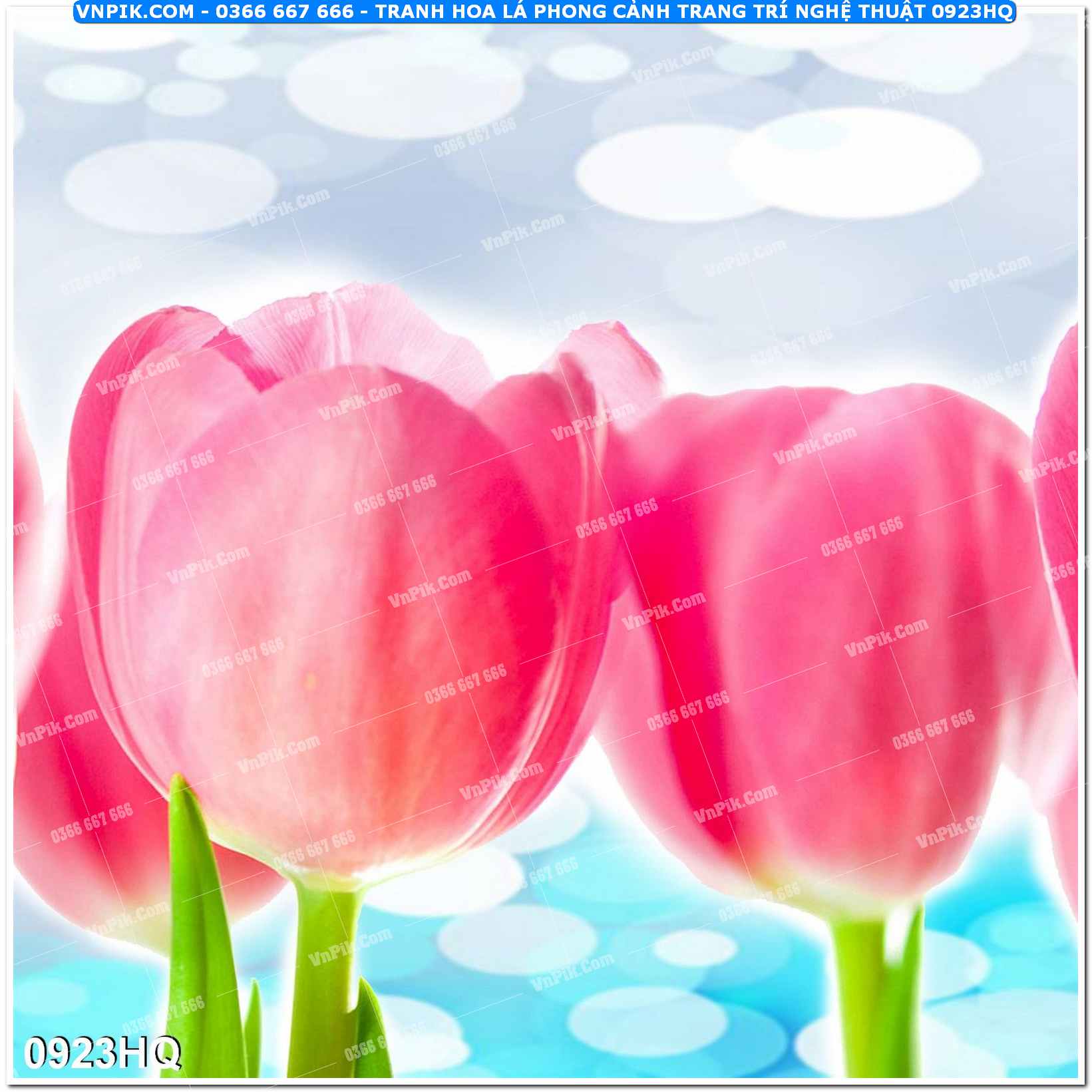 Tranh hoa lá phong cảnh trang trí nghệ thuật 0923HQ