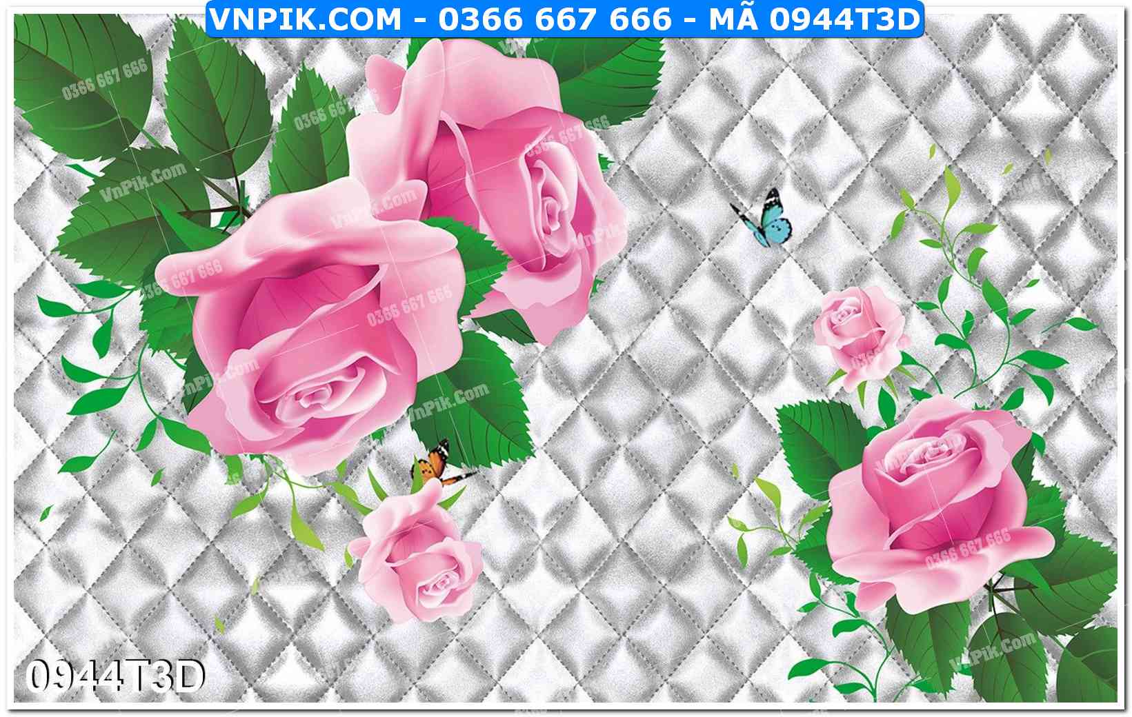 Trah Treo Tường – Tranh 3D Hiện Đại 0944T3D
