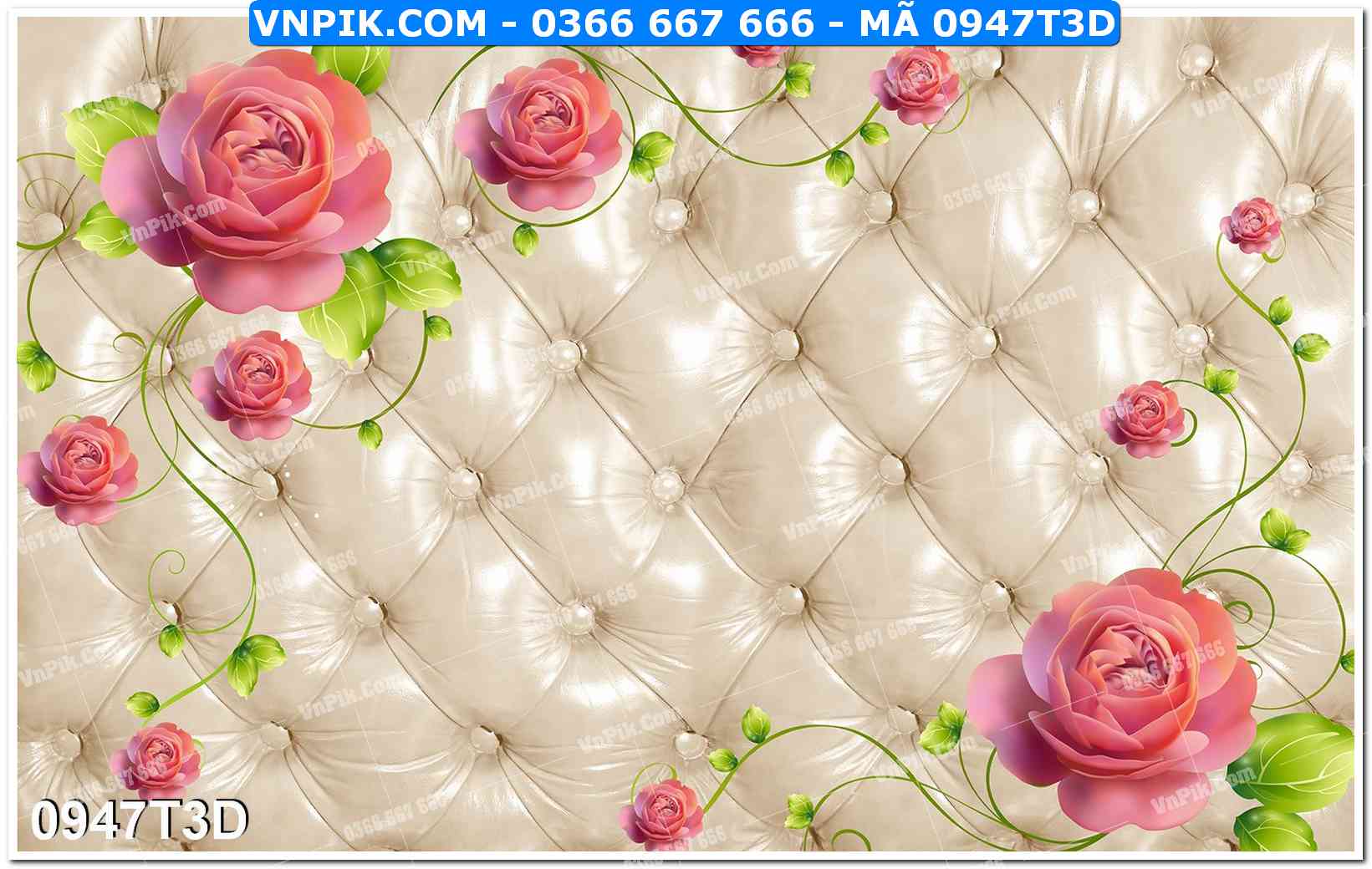 Trah Treo Tường – Tranh 3D Hiện Đại 0947T3D