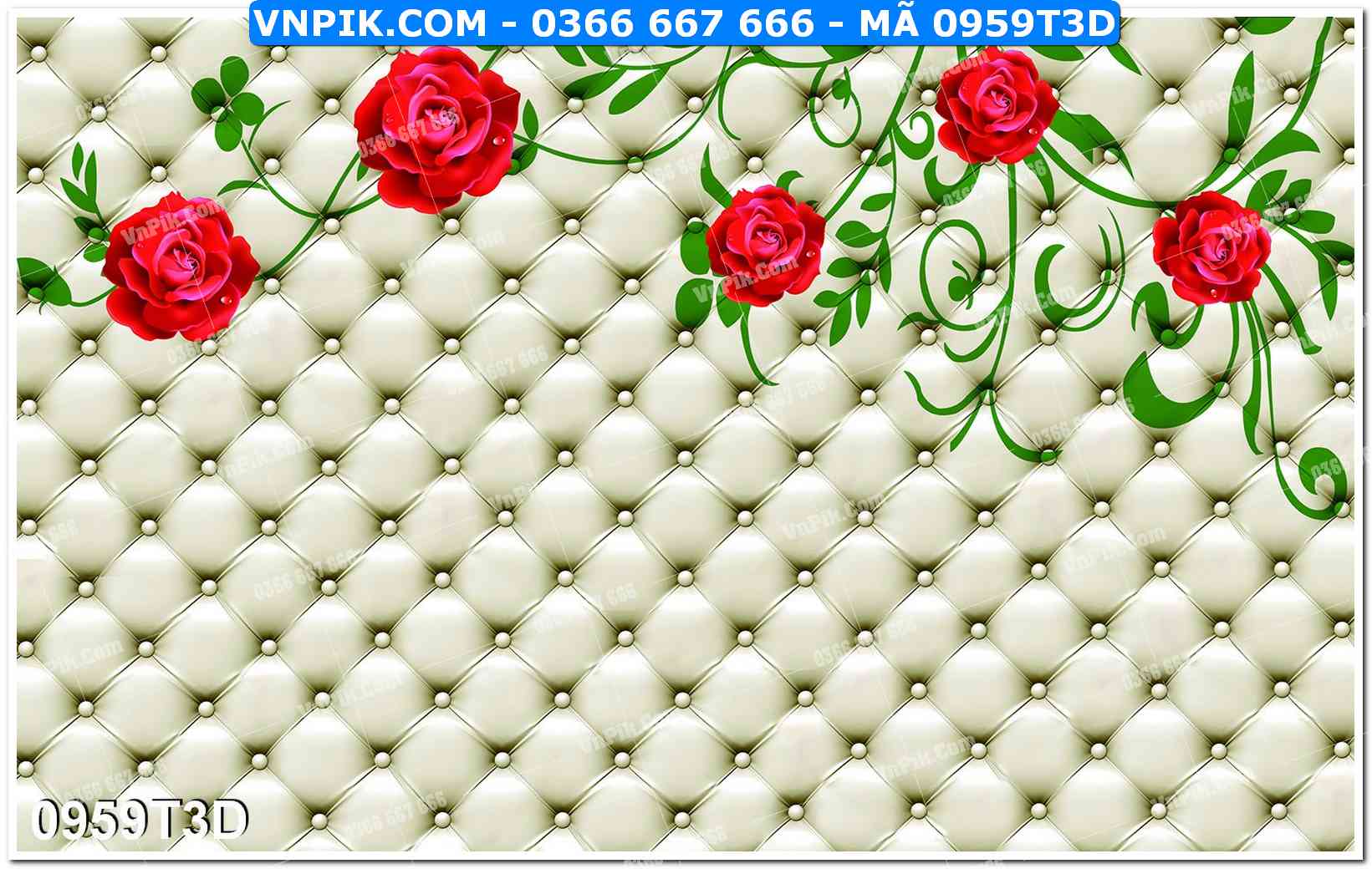 Trah Treo Tường – Tranh 3D Hiện Đại 0959T3D