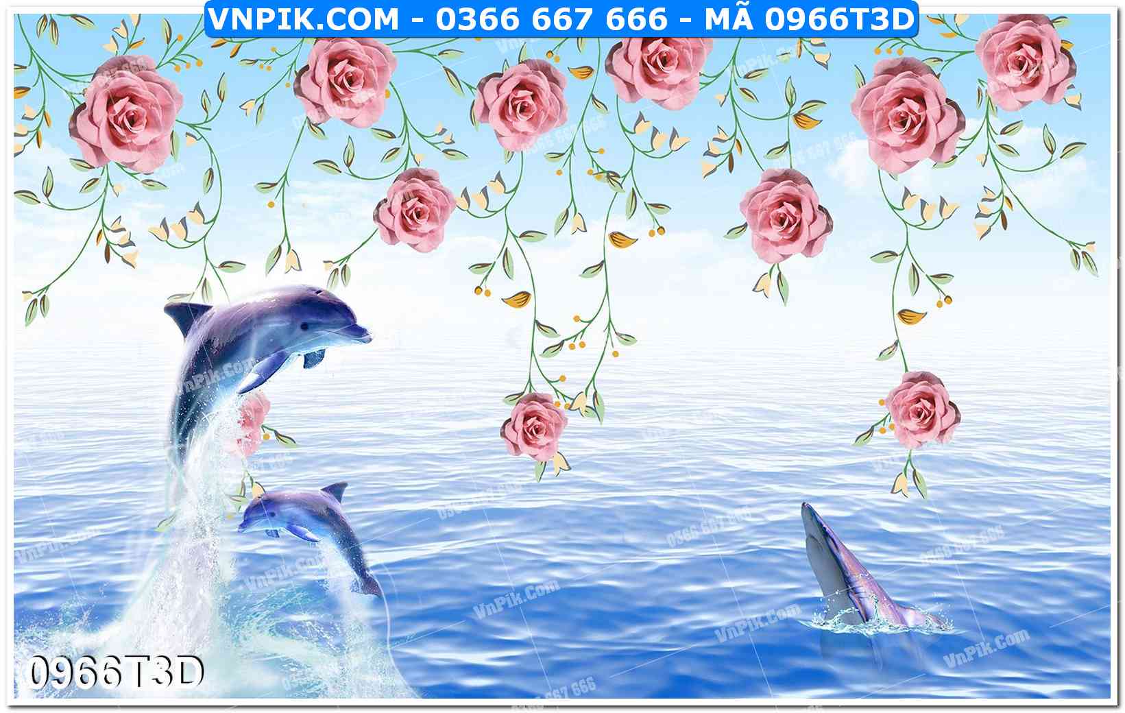 Trah Treo Tường – Tranh 3D Hiện Đại 0966T3D