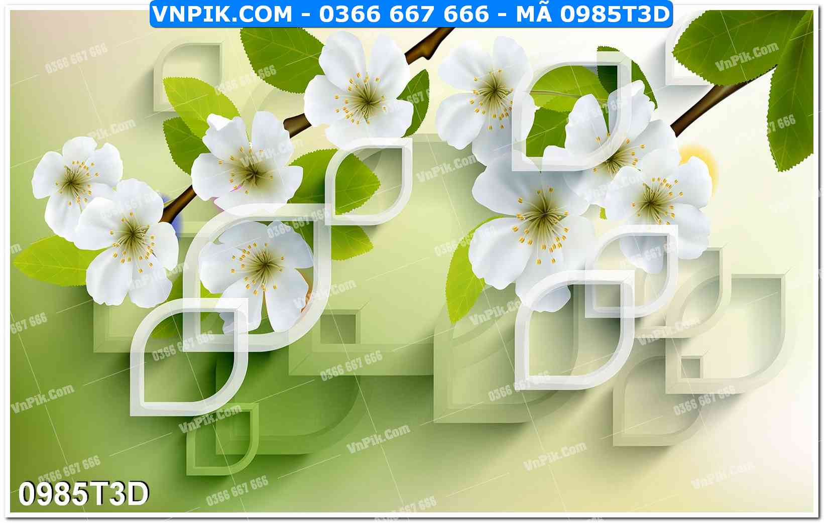 Trah Treo Tường – Tranh 3D Hiện Đại 0985T3D