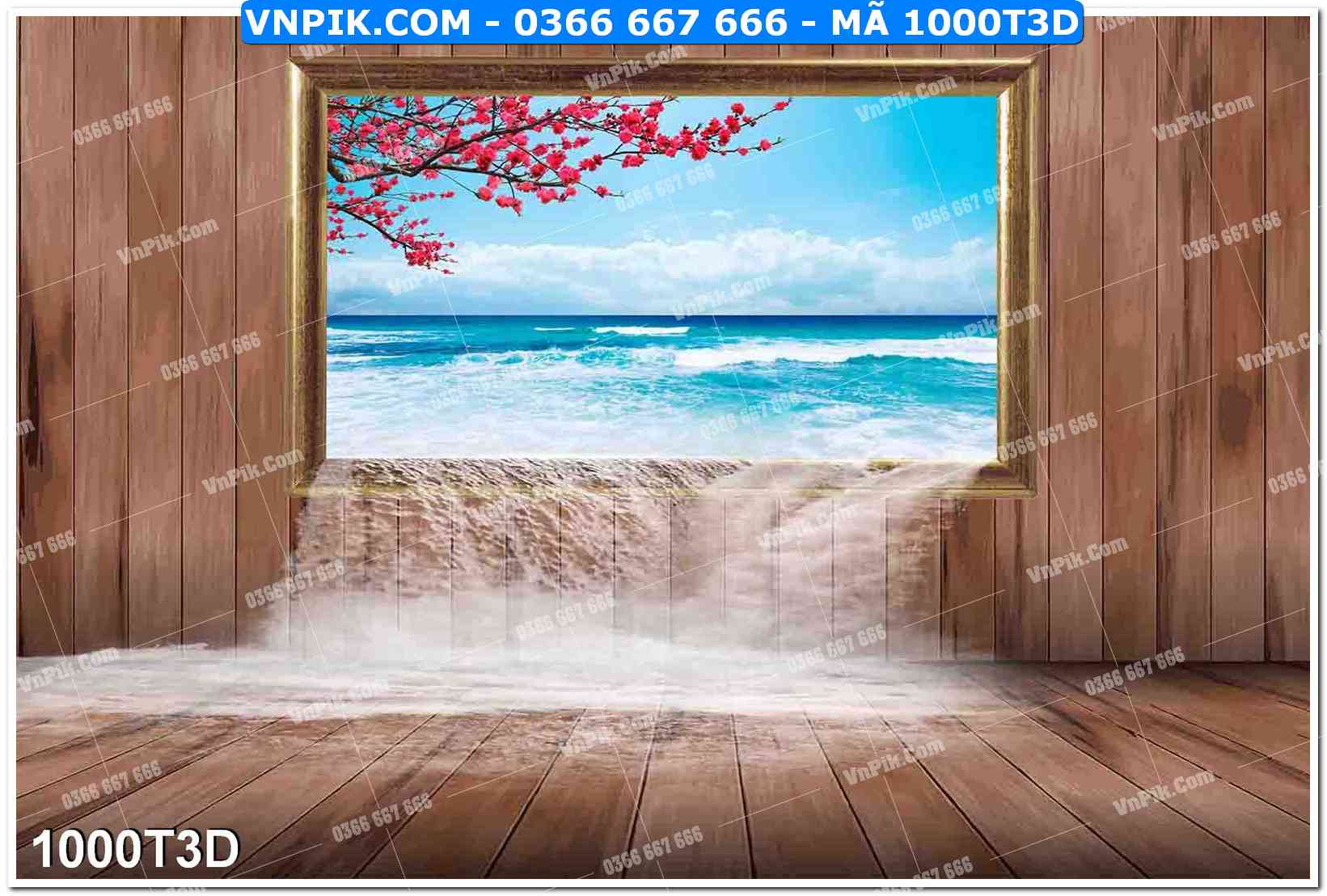 Trah Treo Tường – Tranh 3D Hiện Đại 1000T3D