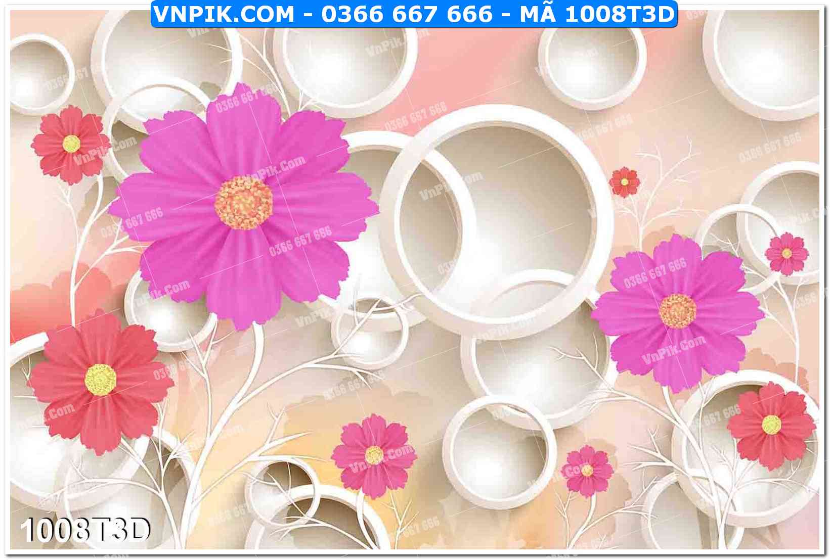 Trah Treo Tường – Tranh 3D Hiện Đại 1008T3D