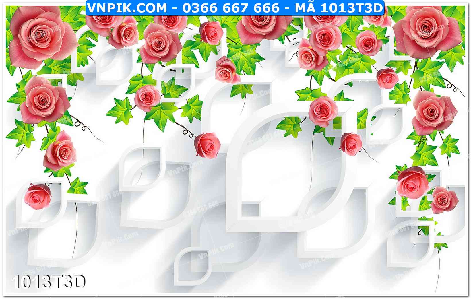Trah Treo Tường – Tranh 3D Hiện Đại 1013T3D