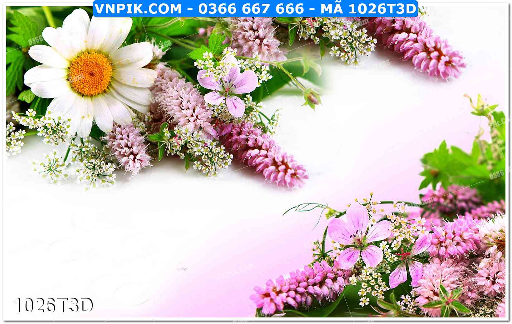 Trah Treo Tường – Tranh 3D Hiện Đại 1026T3D